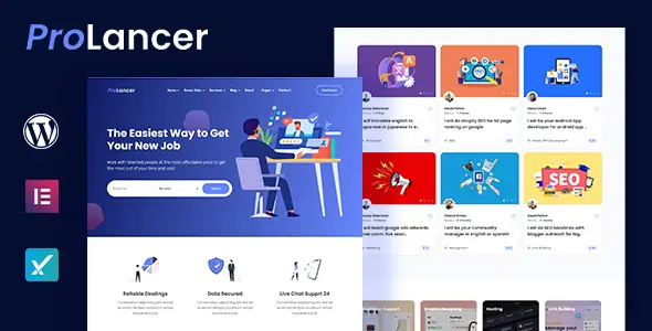 Free Download Prolancer Freelance Marketplace WordPress theme 1.4.6 [Latest Version]