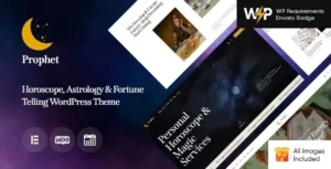 Free Download Prophet– Horoscope,Astrology & Fortune Telling WordPress Theme 1.19.0 [Latest Version]