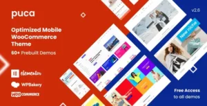Free Download Puca – Optimized Mobile WooCommerce Theme 2.6.42 [Latest Version]