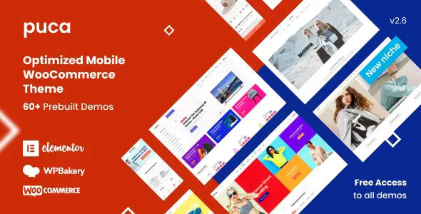 Free Download Puca – Optimized Mobile WooCommerce Theme 2.6.42 [Latest Version]