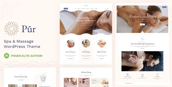 Free Download Pur – Wellness & Spa WordPress Theme 38 [Latest Version]
