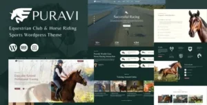 Free Download Puravi - Equestrian Club & Horse Riding Sports Theme 1.0.7 [Latest Version]