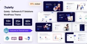 Free Download Quiety Software & IT Solutions WordPress Theme 6.4.0 [Latest Version]