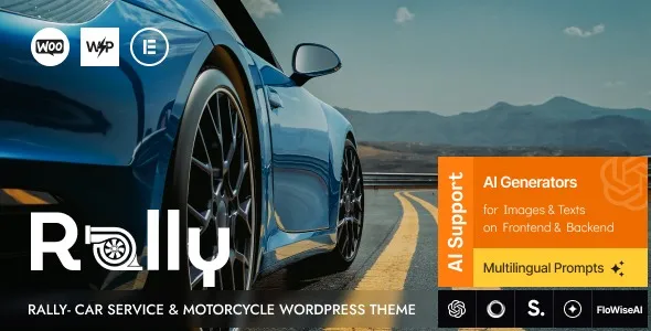 Free Download Rally – Car Service & Motorcycle WordPress Theme 1.6.0 [Latest Version]