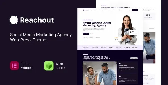 Free Download Reachout – Social Media Marketing Agency WordPress Theme 8.4 [Latest Version]