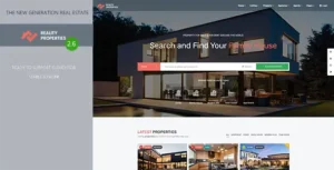 Free Download Reality Estate Multipurpose WordPress Theme 2.6.2 [Latest Version]