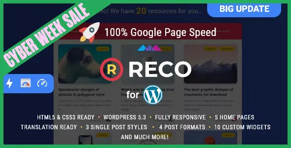 Free Download Reco – Minimal Theme for Freebies 4.8.0 [Latest Version]
