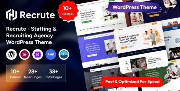 Free Download Recrute – Staffing & Recruiting Agency WordPress Theme 1.0.0 [Latest Version]