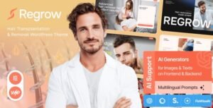 Free Download Regrow – Hair Transplantation & Removal WordPress Theme 1.0.0 [Latest Version]