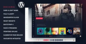 Free Download Rekord – Ajaxify Music/Events/Podcasts WordPress Theme 1.5.2 [Latest Version]