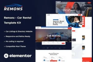 Free Download Remons - Booking Rental Theme WordPress 1.3.6 [Latest Version]