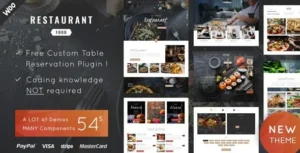 Free Download Restaurant Food - Theme 4.0 [Latest Version]