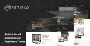 Free Download Retirio – Architecture and Interior WordPress Theme 1.1.9 [Latest Version]