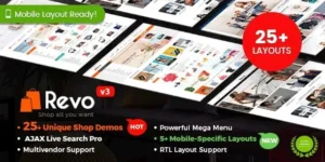 Free Download Revo - Multi-purpose WooCommerce WordPress Theme 4.1.1 [Latest Version]
