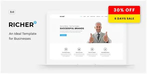 Free Download Richer – Responsive Multi-Purpose Theme 3.2.5 [Latest Version]