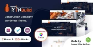 Free Download RinBuild Construction Building Company WordPress Theme 2.0.0 [Latest Version]