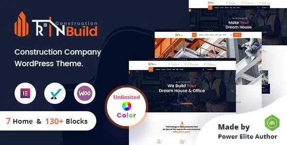 Free Download RinBuild Construction Building Company WordPress Theme 2.0.0 [Latest Version]