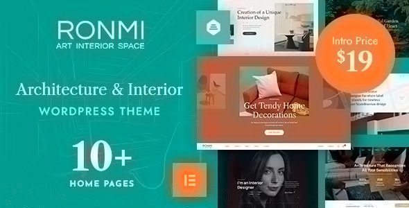 Free Download Ronmi – Architecture and Interior Design WordPress Theme 1.2.12 [Latest Version]