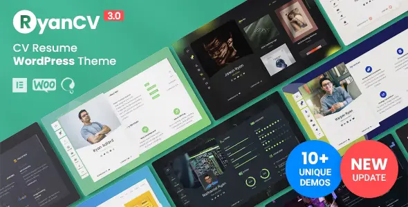 Free Download RyanCV – Resume WordPress Theme 3.9.2 [Latest Version]