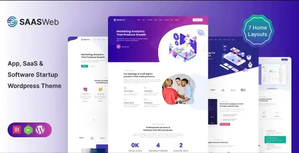 Free Download Saasweb WordPress Theme For App & Saas Products 2.9 [Latest Version]