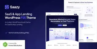 Free Download Saazy – SaaS & App Landing Page FSE WordPress Theme 1.0.1 [Latest Version]
