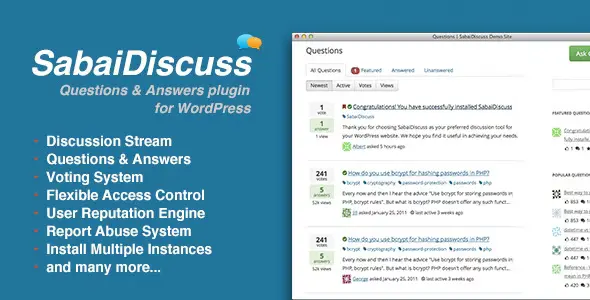 Free Download Sabai Discuss Plugin for WordPress 1.4.17 [Latest Version]