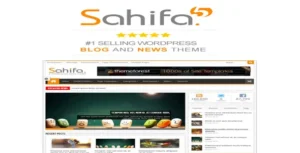 Free Download Sahifa – Responsive WordPress News Magazine Blog Theme 5.8.6 [Latest Version]