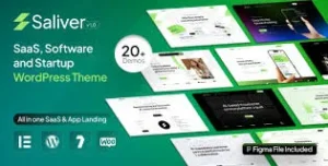 Free Download Saliver – SaaS & Software Startup Tech WordPress Theme 1.0.0 [Latest Version]