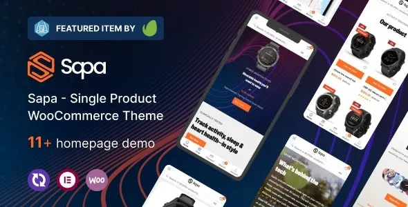 Free Download Sapa – Product Landing Page WooCommerce Theme 1.1.25 [Latest Version]