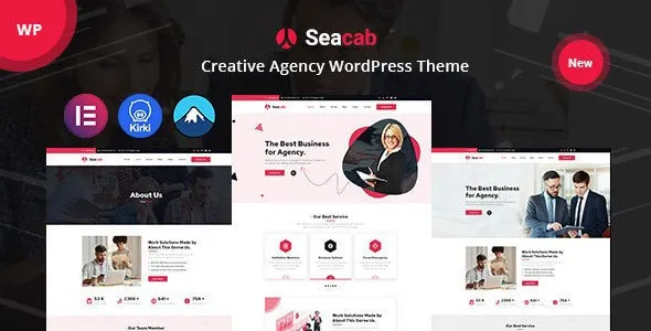 Free Download Seacab – Creative Agency WordPress Theme 1.0.7 [Latest Version]