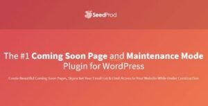 Free Download SeedProd Coming Soon Page - Basic 6.19.8 [Latest Version]