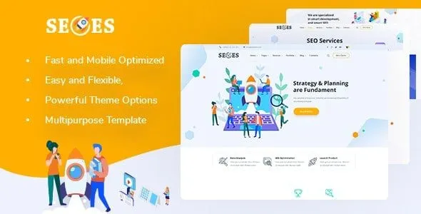 Free Download Seoes Marketing Agency WordPress Theme 1.2.2 [Latest Version]