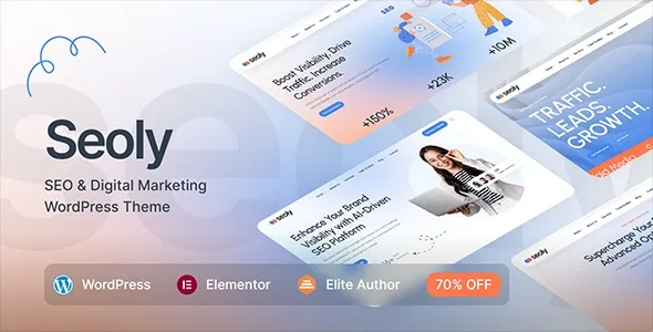 Free Download Seoly – SEO & Digital Marketing WordPress Theme 1.0.5 [Latest Version]
