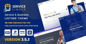 Free Download Service Finder – Provider and Business Listing WordPress Theme 6.2 [Latest Version]