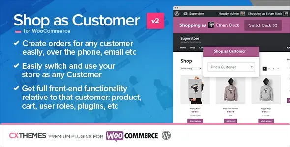 Free Download Shop as Customer for WooCommerce 1.3.7 [Latest Version]