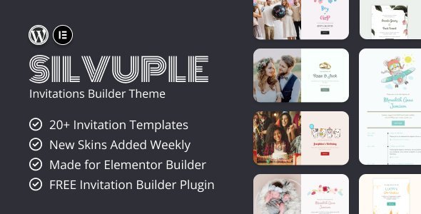 Free Download Silvuple Online Invitation Maker Theme 1.1.1 [Latest Version]