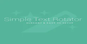 Free Download Simple Text Rotator WordPress Plugin 1.2 [Latest Version]