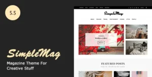 Free Download SimpleMag – Magazine theme for creative stuff 5.5 [Latest Version]