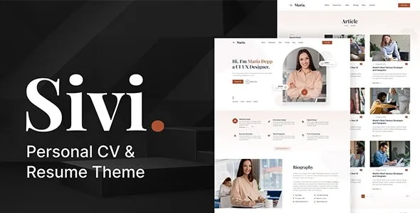 Free Download Sivi – Personal CV/Resume Theme 1.5 [Latest Version]