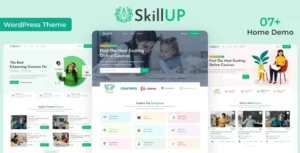 Free Download SkillUp Online Education WordPress Theme 1.0.24 [Latest Version]