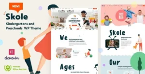 Free Download Skole School Kindergarten WordPress Elementor Theme 49 [Latest Version]