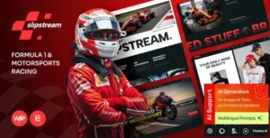 Free Download Slipstream – Formula 1 & Motorsports Racing WordPress Theme 1.1.0 [Latest Version]