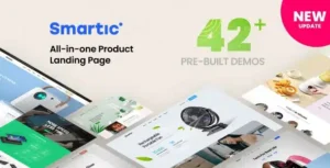 Free Download Smartic – Product Landing Page WooCommerce Theme 2.3.5 [Latest Version]