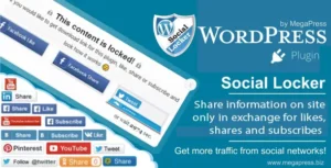 Free Download Social Locker for WordPress 5.6.2 [Latest Version]