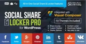 Free Download Social Share & Locker Pro WordPress Plugin 7.8 [Latest Version]