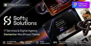 Free Download Softy Solutions – IT Services & Digital Agency WordPress Theme 1.0.1 [Latest Version]