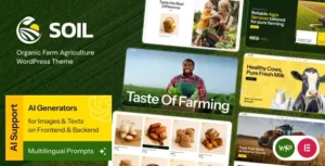 Free Download Soil – Organic Farm Agriculture WordPress Theme 1.0.0 [Latest Version]