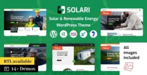 Free Download Solari Ecology & Solar Energy WordPress Theme 2.0.6 [Latest Version]