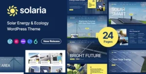 Free Download Solaria - Solar Energy & Ecology WordPress Theme 1.0 [Latest Version]