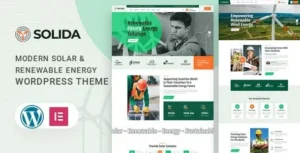 Free Download Solida – Solar & Renewable Energy WordPress Theme 1.0.1 [Latest Version]
